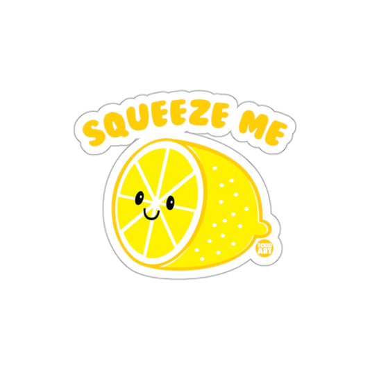 Squeeze Me Lemon Design Cute Sticker Product