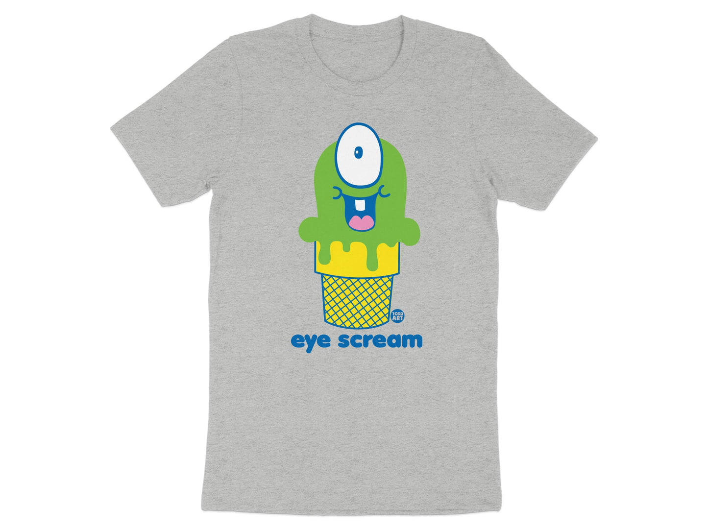 Graphic Ice Cream Monster with Eye Scream T-shirt