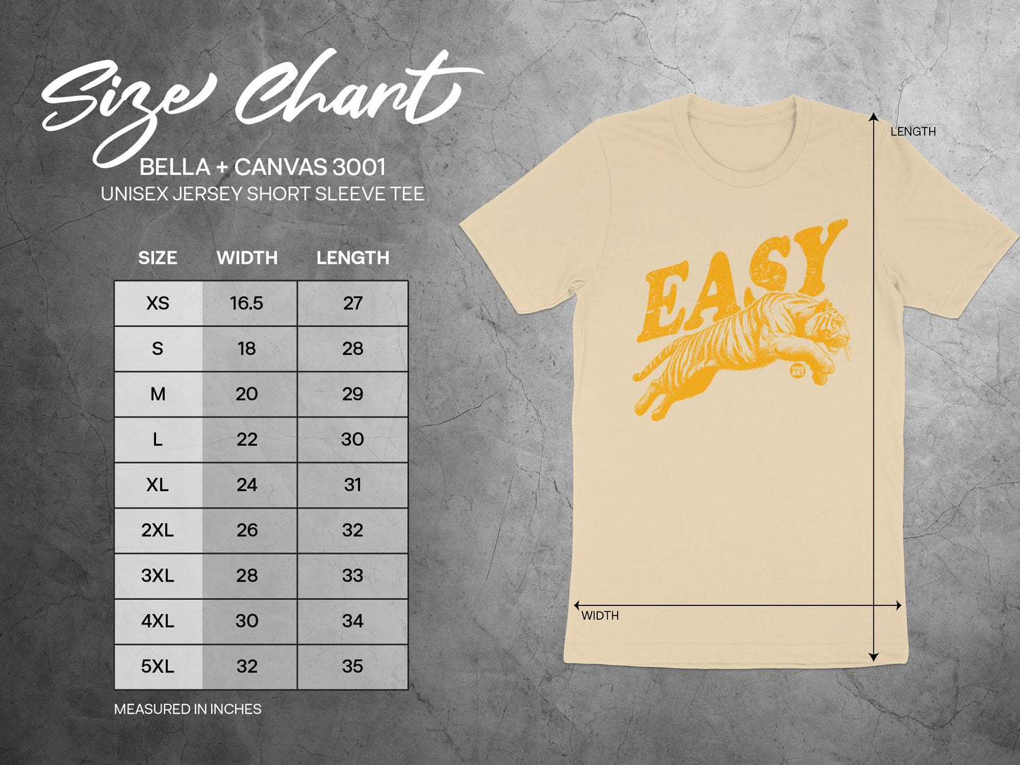 Easy Tiger Print T-shirt for Casual Wear