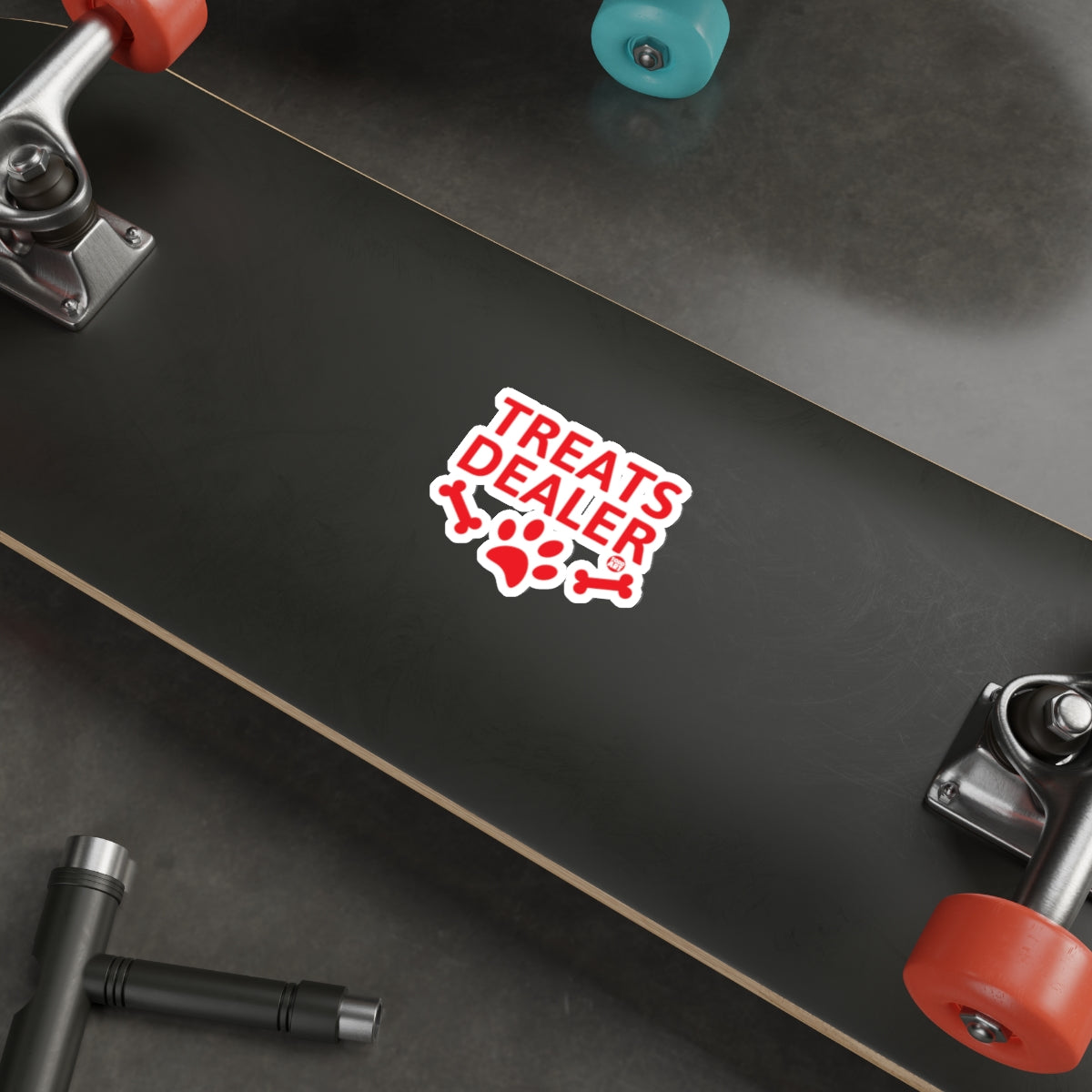 Treats Dealer Sticker for Skateboard or Laptop