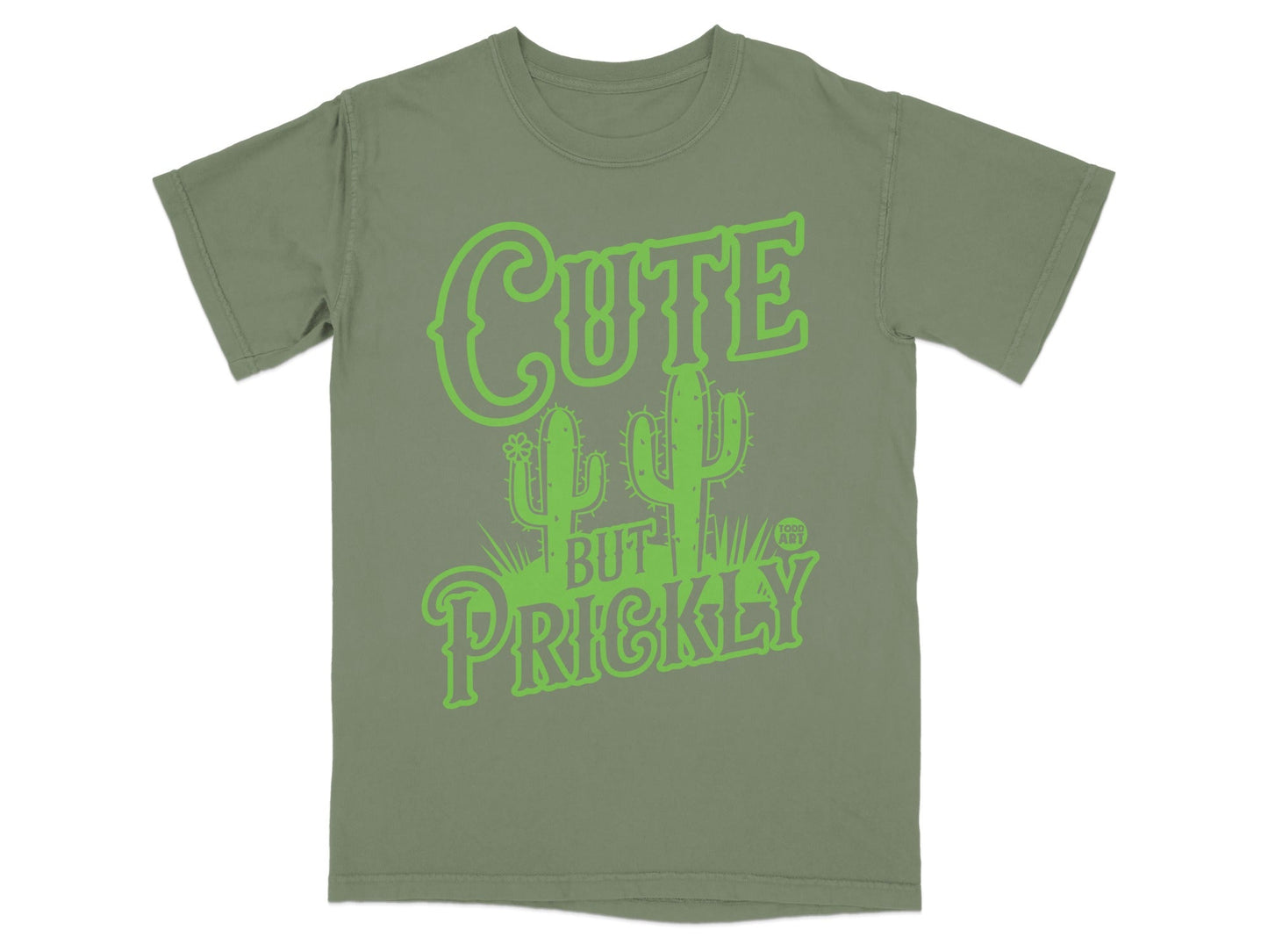 Cute But Prickly Graphic Tee with Cactus Design