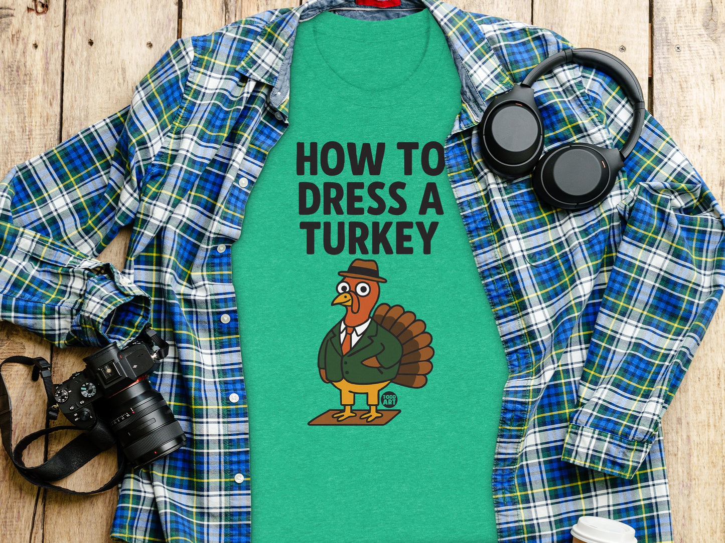 How to Dress a Turkey Funny Graphic Tee product