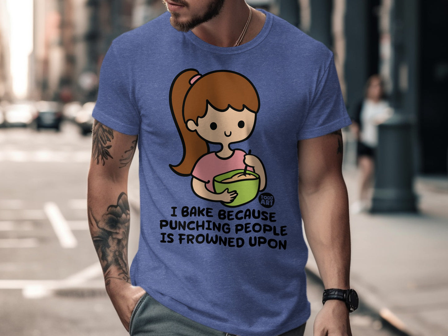 I Bake Because Punching People is Frowned Upon product type
