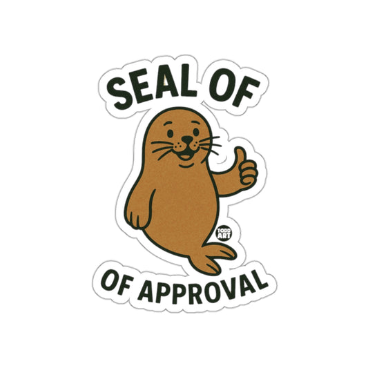 Seal Of Approval Thumbs Up Cartoon Sticker