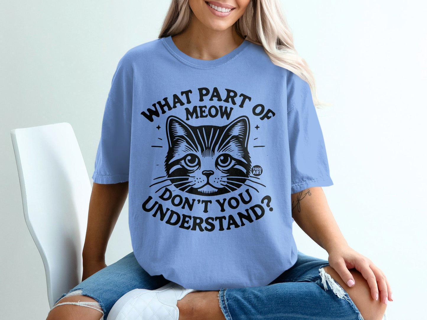 What Part of Meow Don't You Understand Cat Shirt