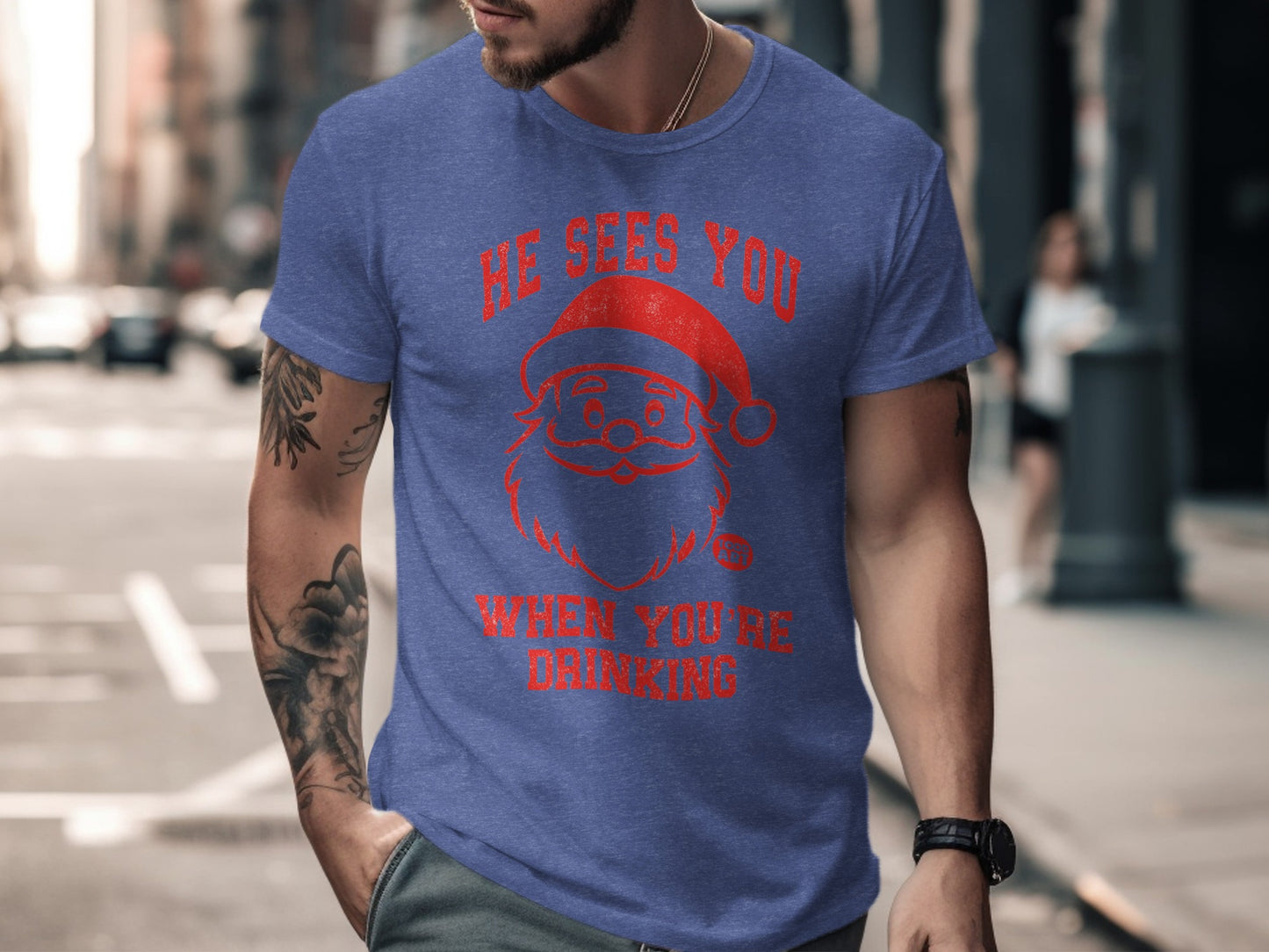 He Sees You When You're Drinking Santa Claus product