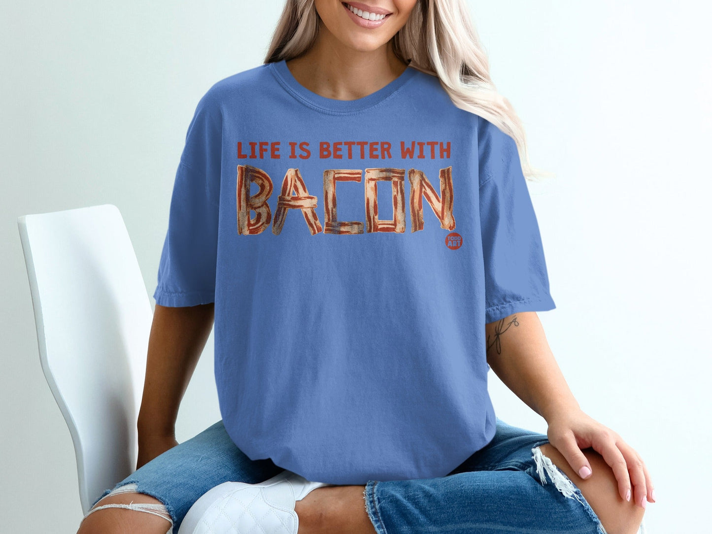 Life Is Better With Bacon Graphic T-shirt