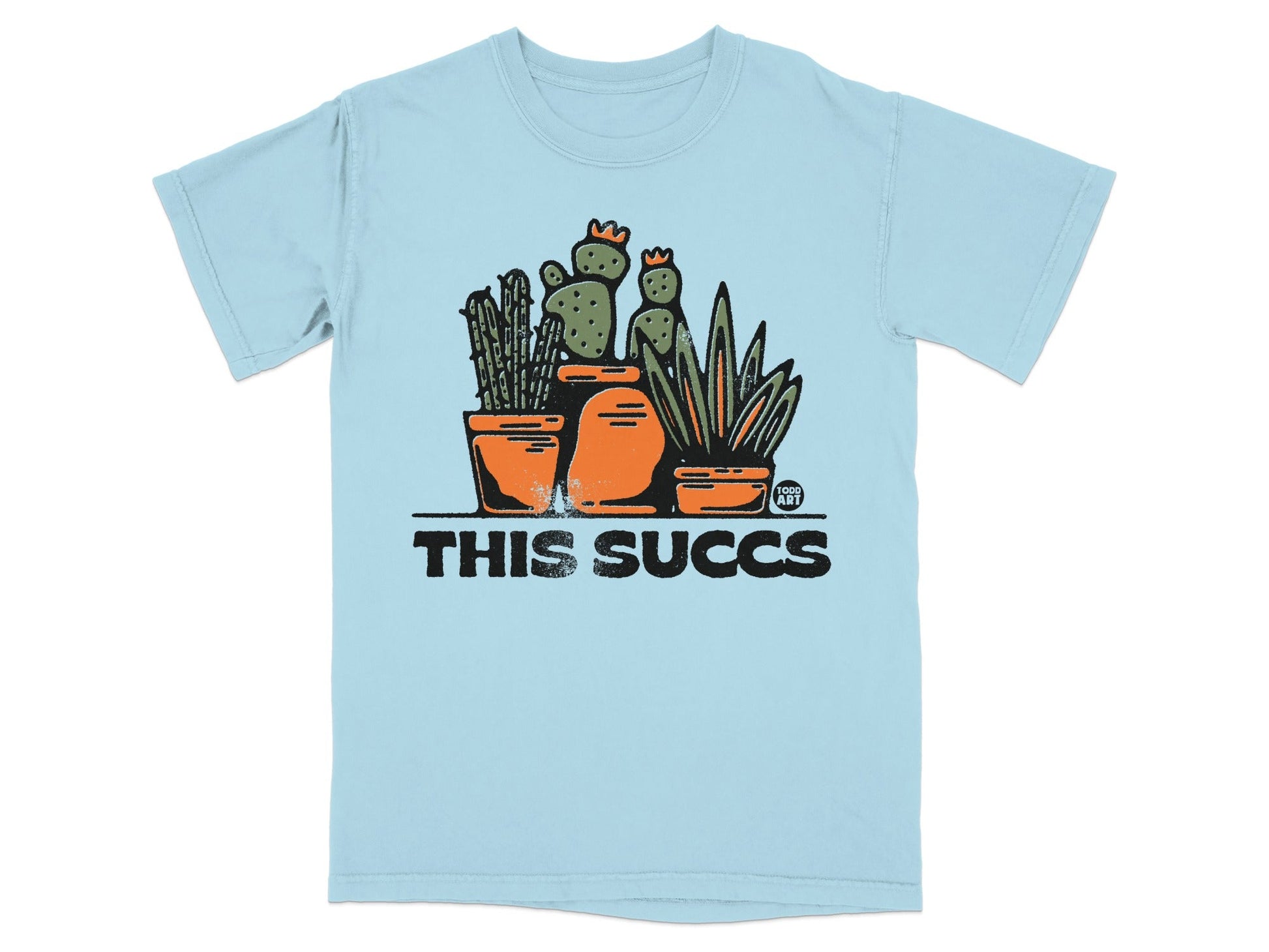 Funny Printed Succulents This Succs T-Shirt for All