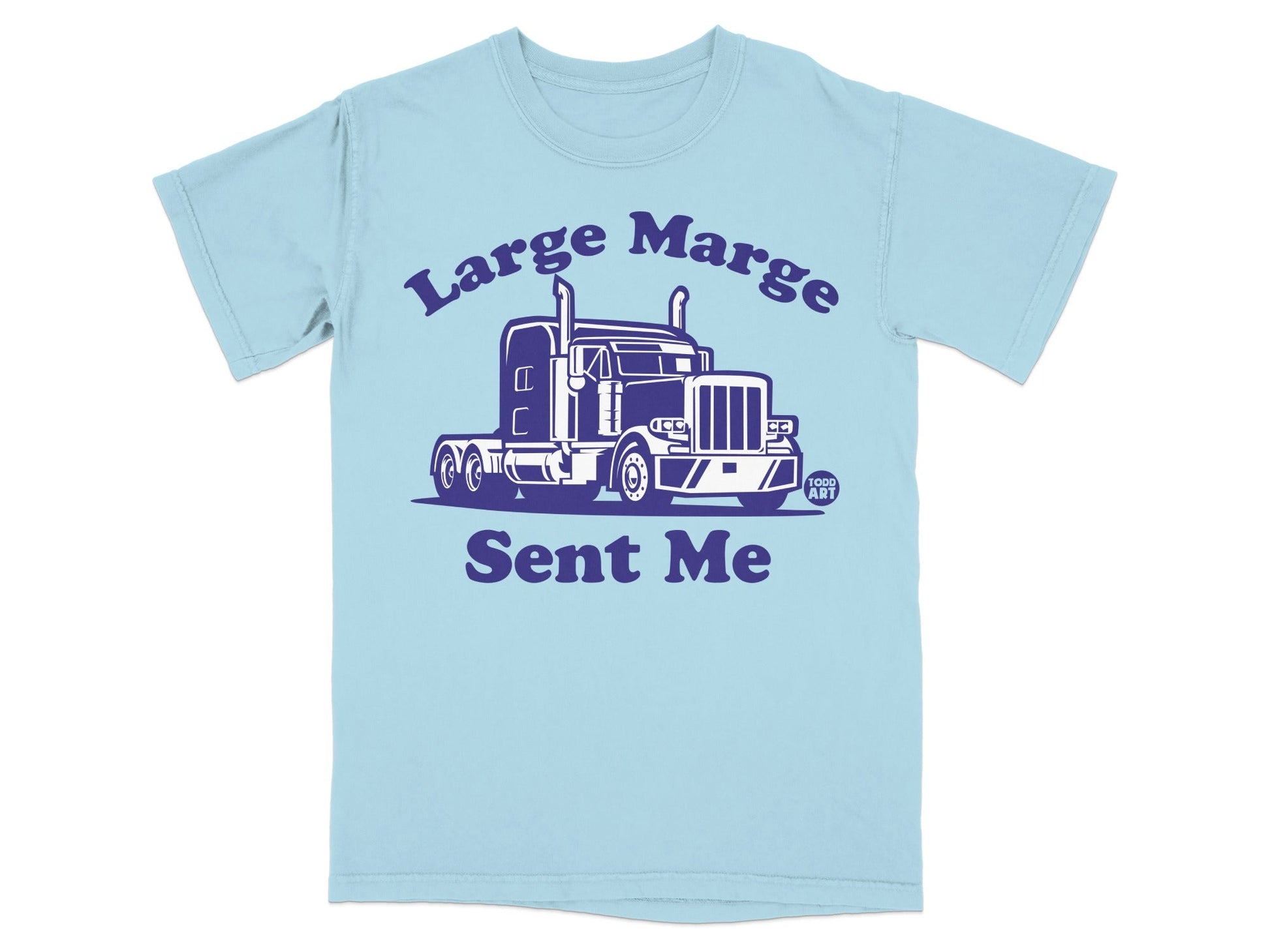 Large Marge Sent Me Truck Graphic T-Shirt