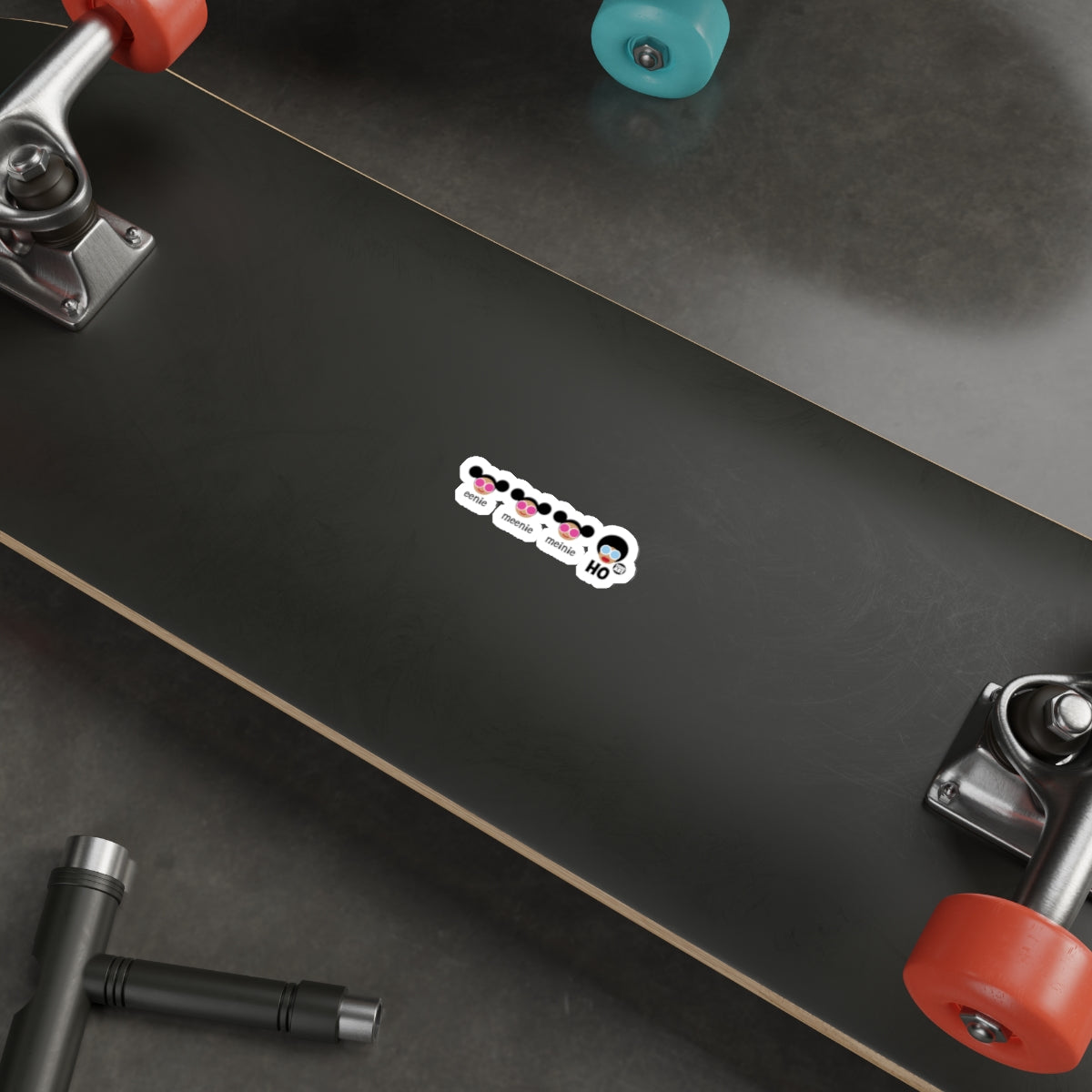 Cute Cartoon Characters Sticker for Skateboard Decks Decor