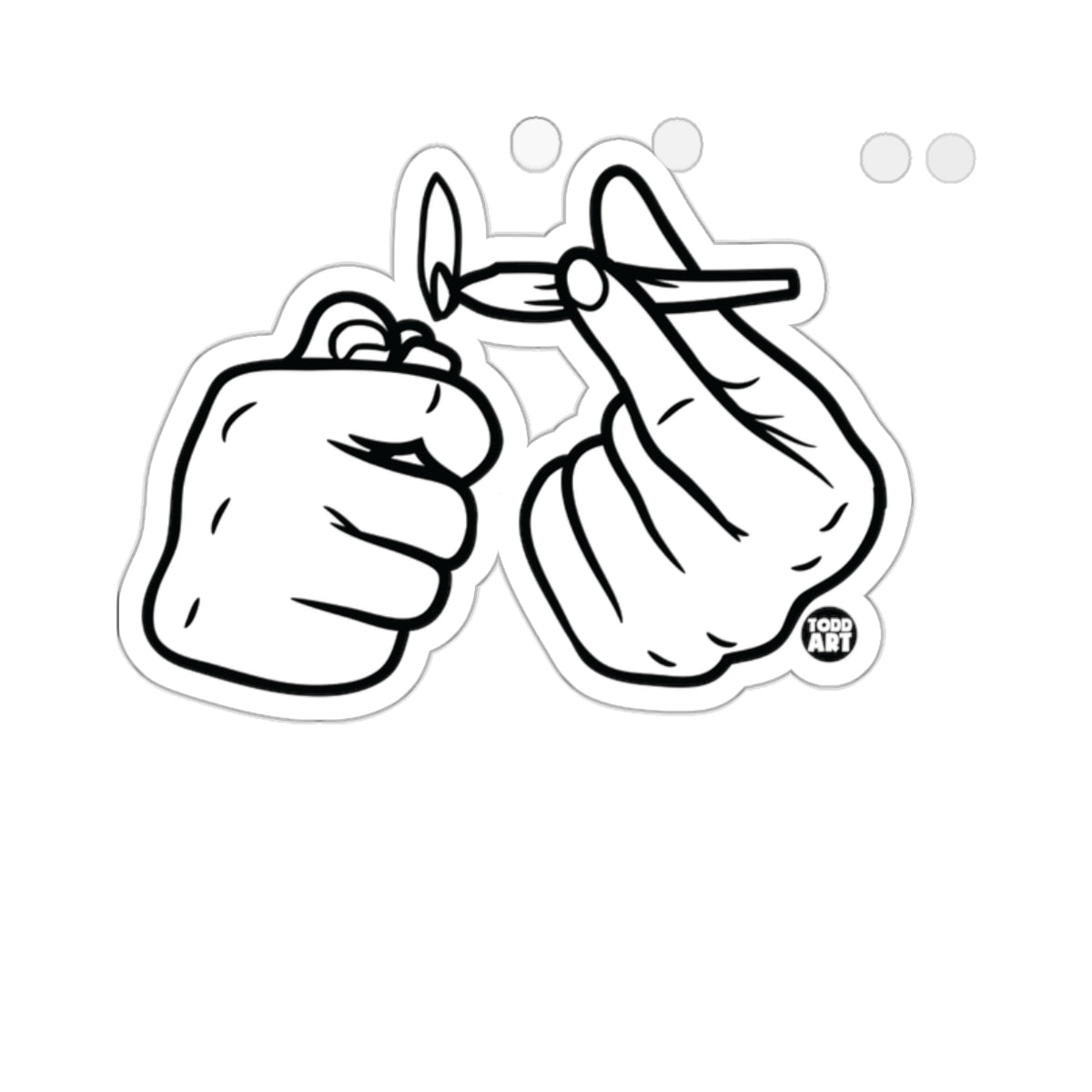 Hands Lighter Joint Todd Art 