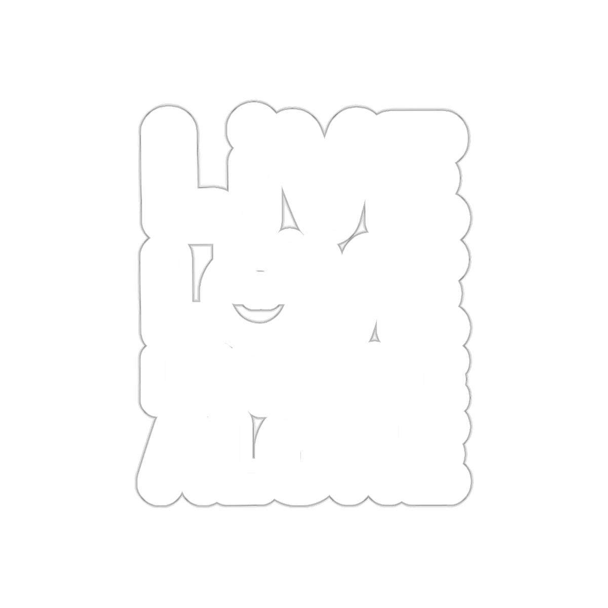 Live Love Leave Me Alone Fun Sticker for All Ages