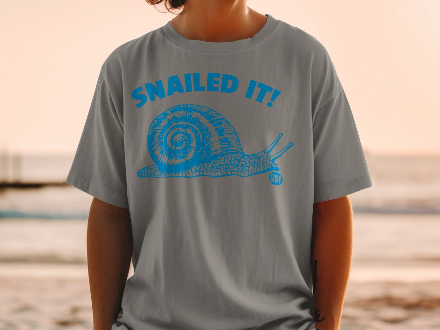 Snailed It Snail Graphic Tee unisex short sleeve product