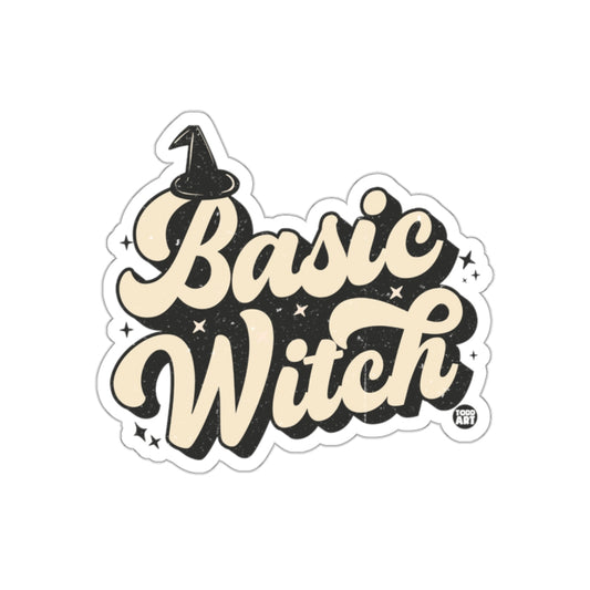 Basic Witch Fun Halloween Sticker for Spooky Vibes