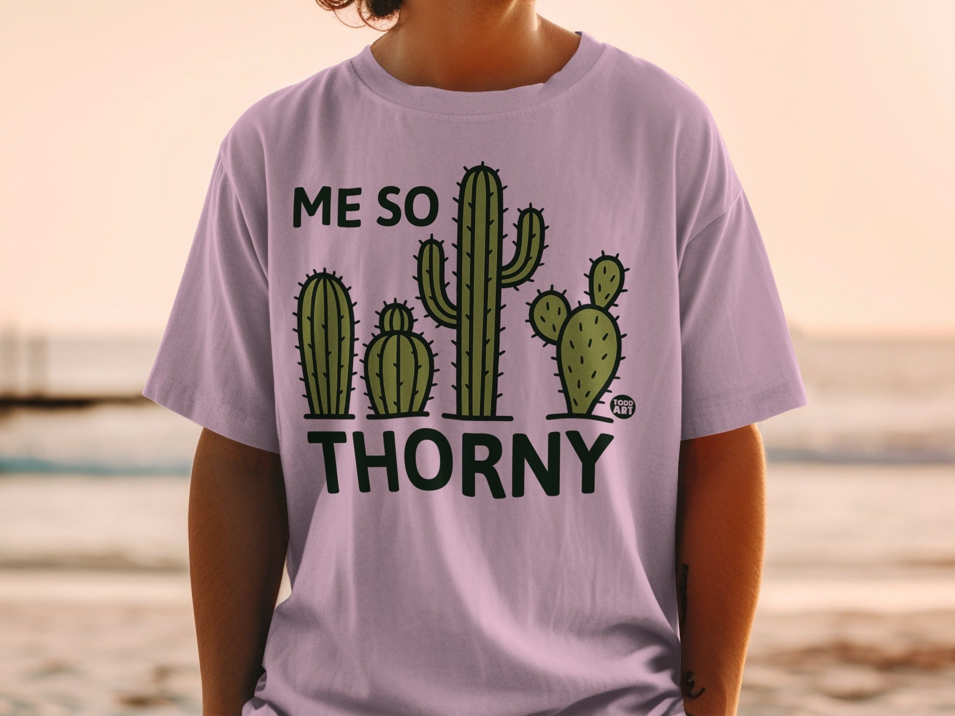 Me So Thorny Cactus Graphic T-Shirt Apparel