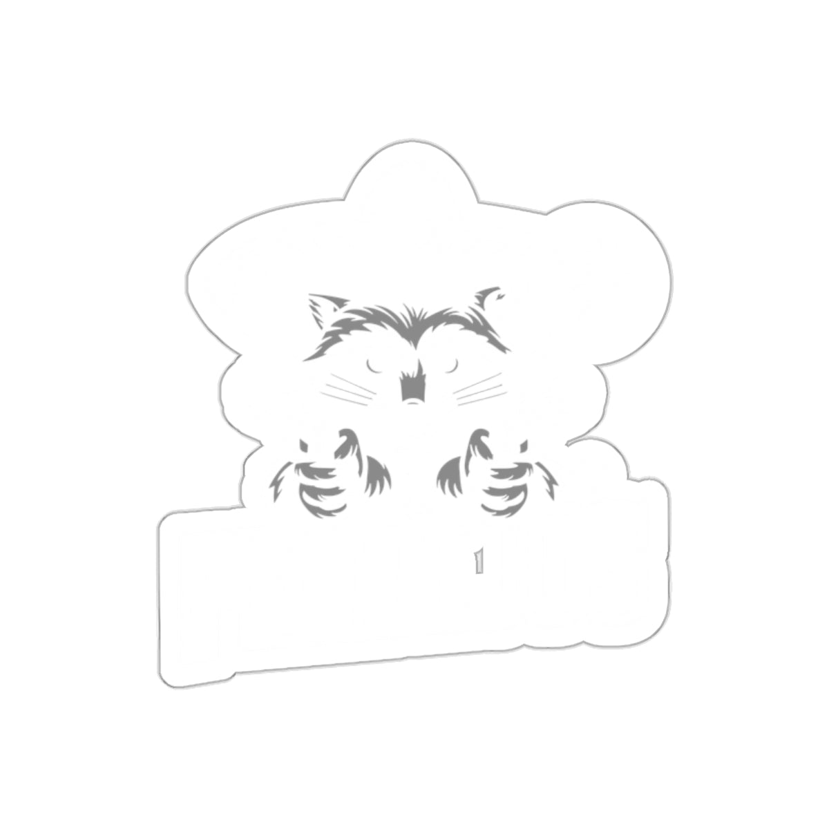 Pendejos Raccoon with Guns Sombrero Artwork Stickers