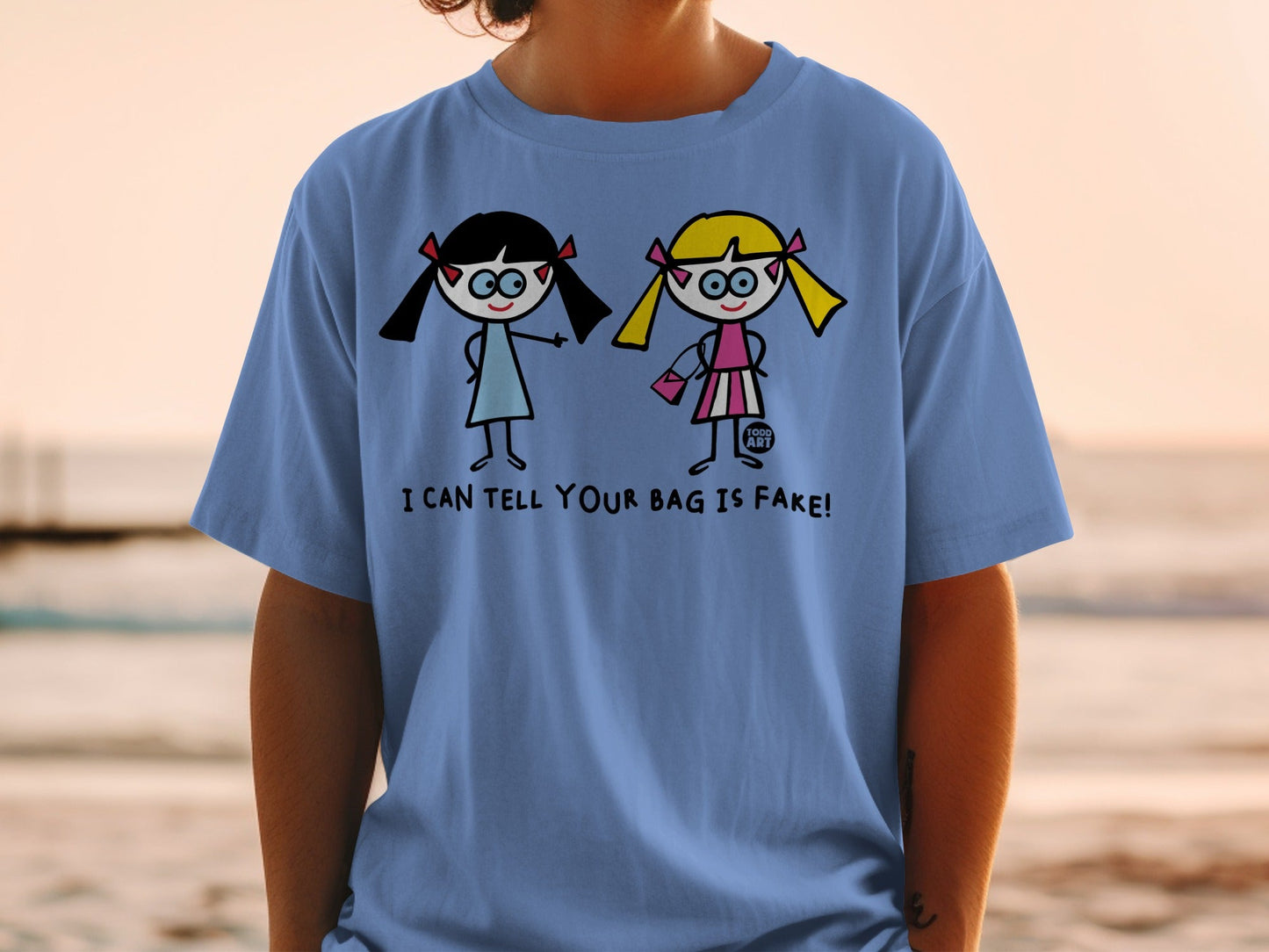 I Can Tell Your Bag Is Fake Funny Graphic T-shirt