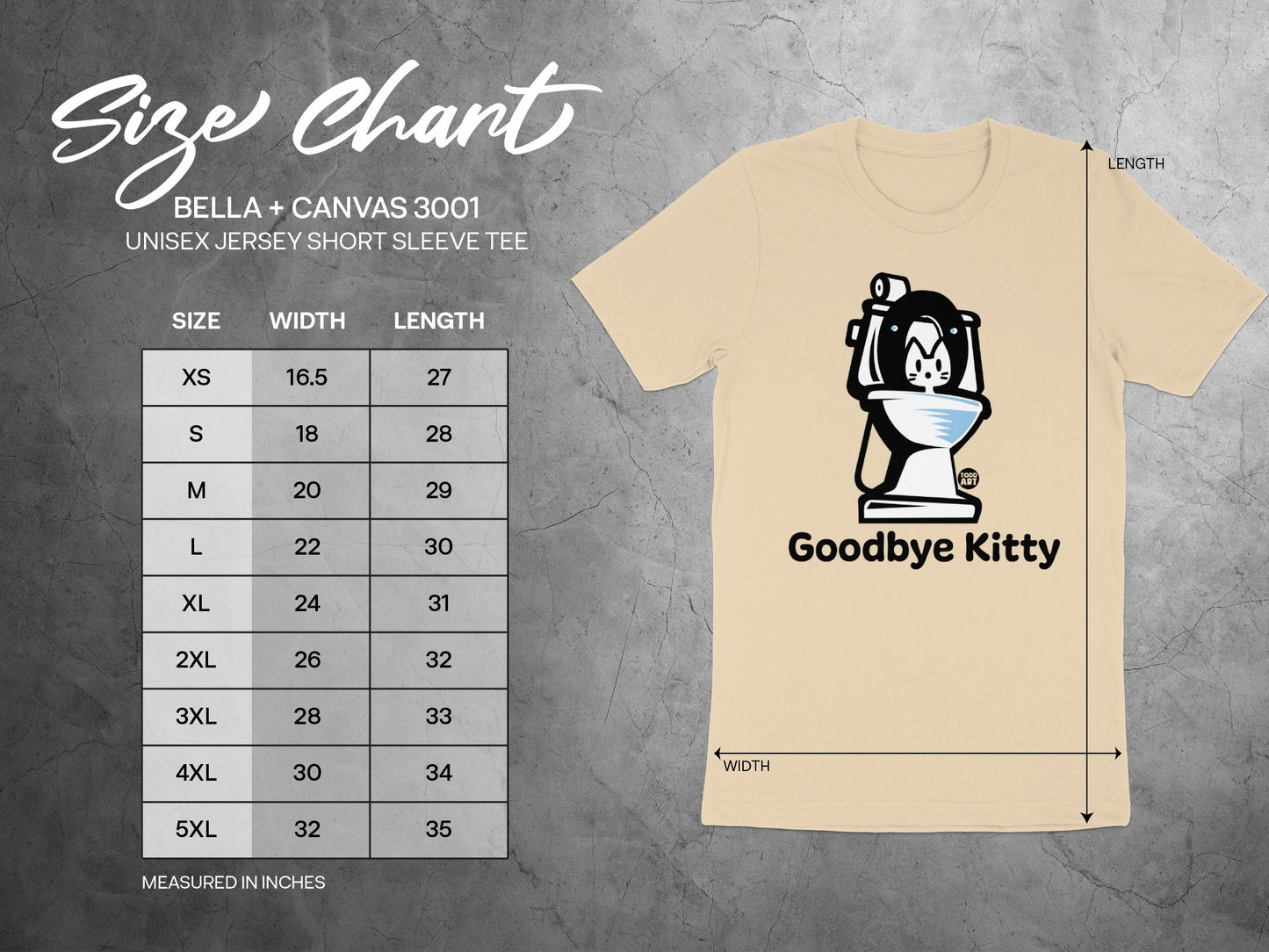 Goodbye Kitty Unisex Jersey Short Sleeve Tee