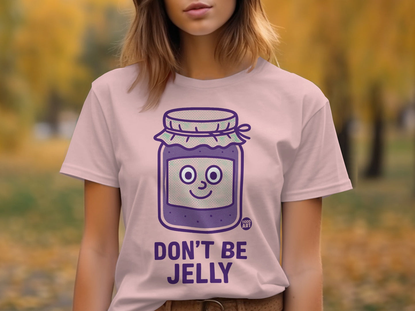 Fun Don't Be Jelly Cartoon Graphic T-Shirt product