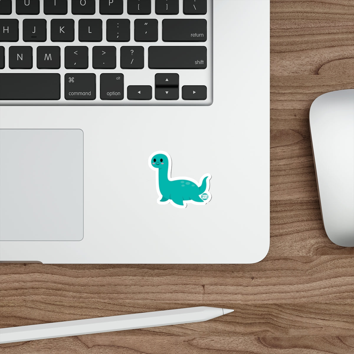 Cute Cartoon Dinosaur Sticker for Laptops and Notebooks