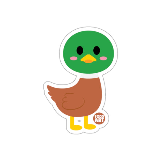 Cute Cartoon Duck Design Todd Art Sticker Product