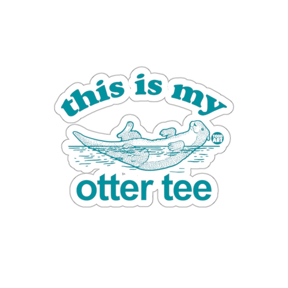 This Is My Otter Tee Shirt Cute Animal Design Apparel