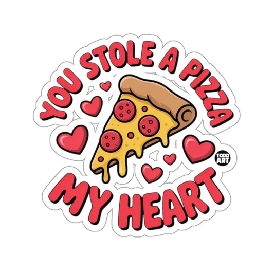 YOU STOLE A PIZZA MY HEART graphic design 