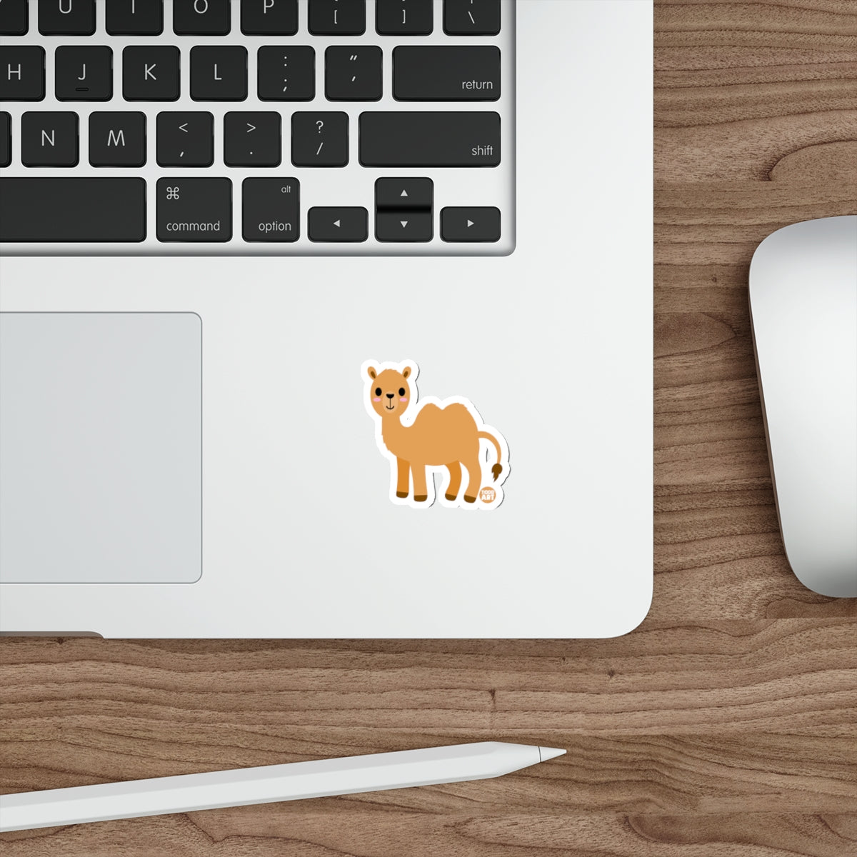 Cute Cartoon Camel Sticker for Your Laptop or Notebook
