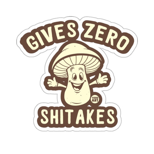 Happy Mushroom Character Gives Zero Shitakes Fun 