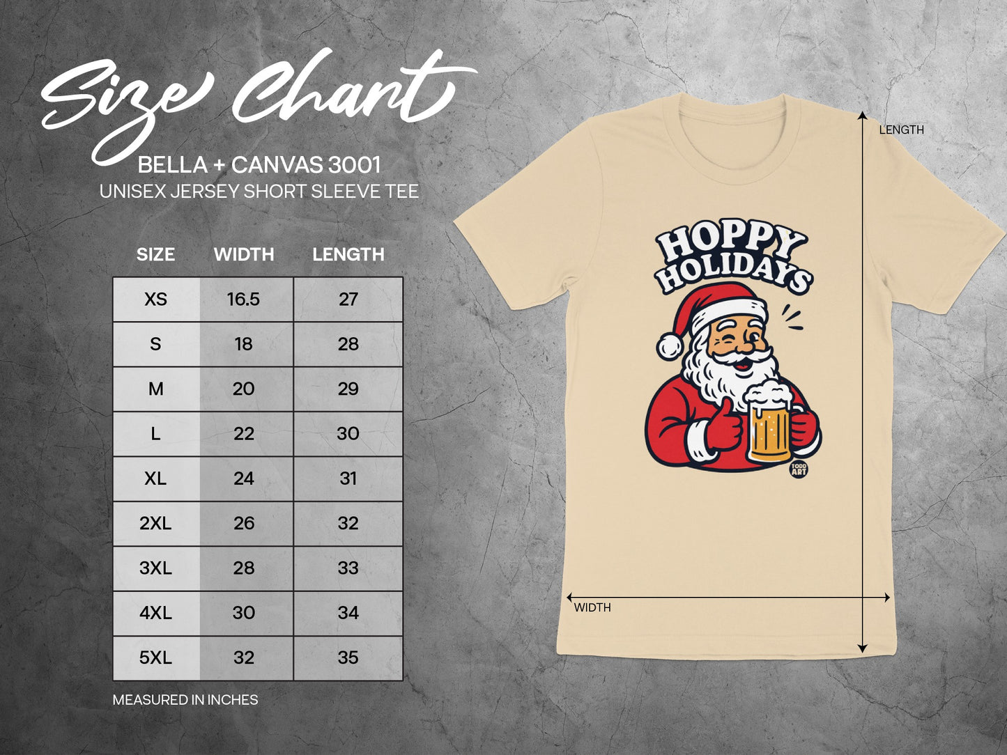 Hoppy Holidays Santa Claus Beer Unisex T-Shirt