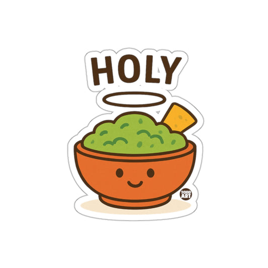 Holy Guacamole Cute Face Sticker for All Occasions
