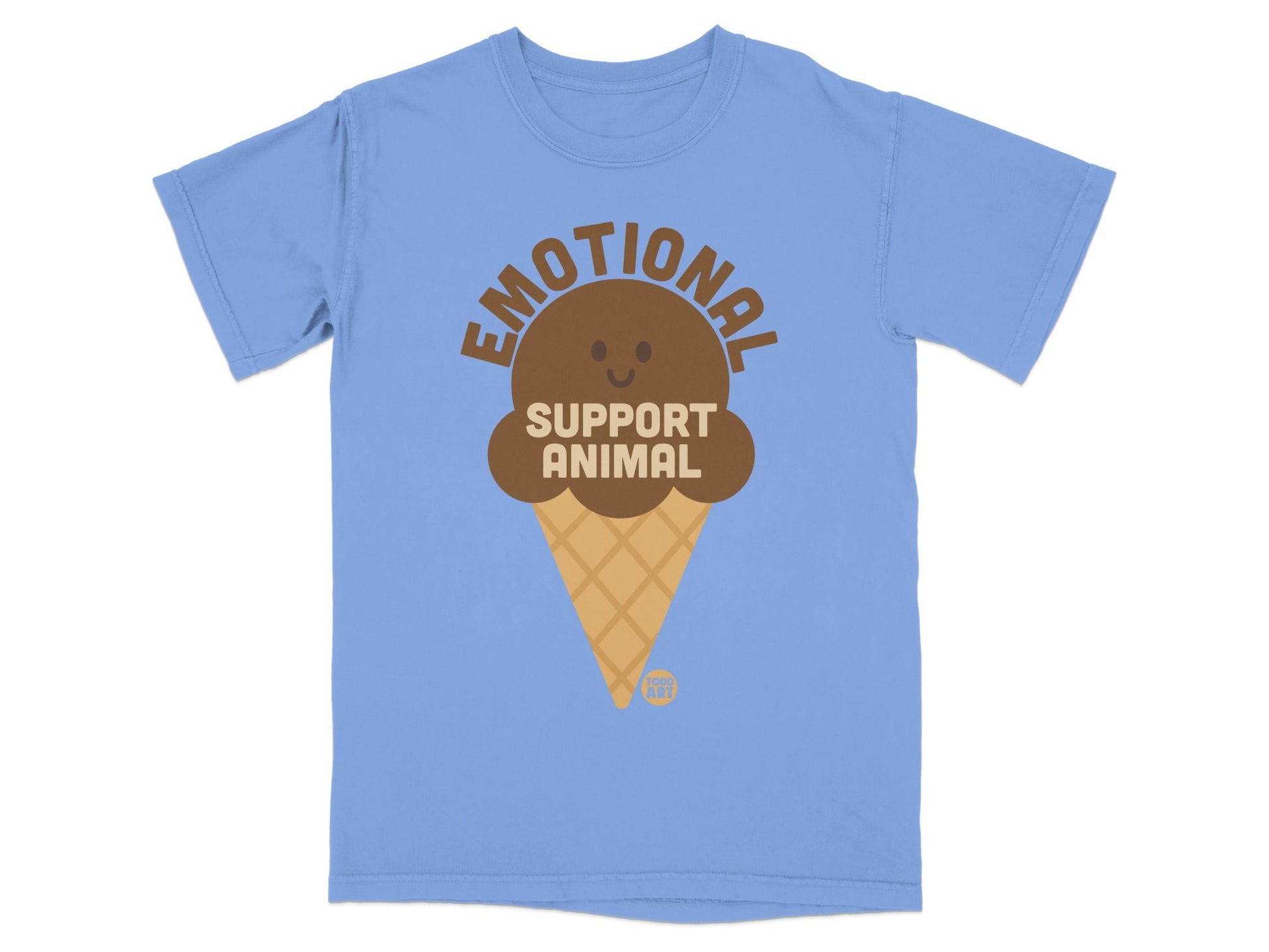 Emotional Support Animal Ice Cream Cone Tee