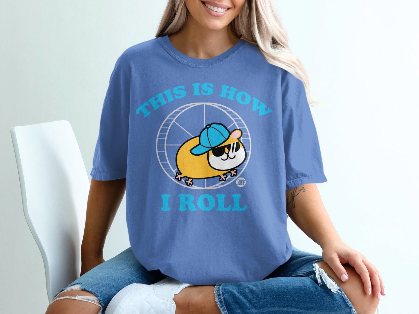 This Is How I Roll Cute Cartoon T-shirt