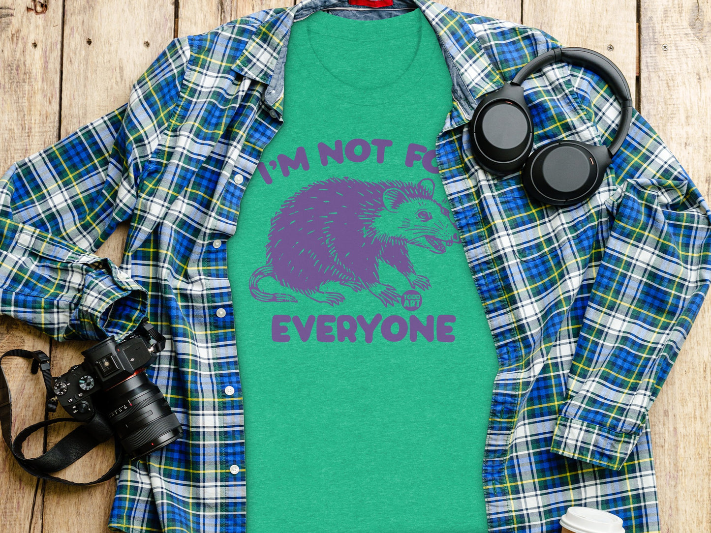 Graphic Tee with 'I'm Not For Everyone' Text
