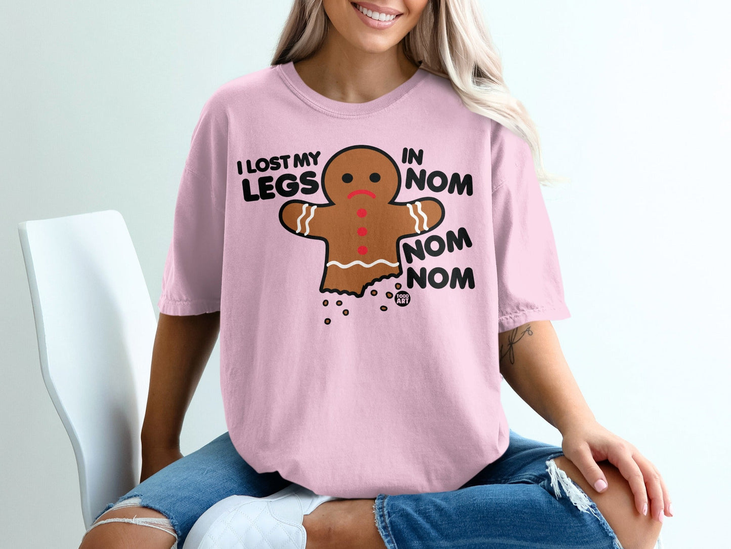 I Lost My Legs In Nom Nom Nom Gingerbread T-Shirt