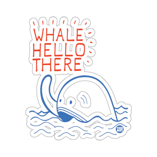 Whale Hello There Blue Water Character Fun 