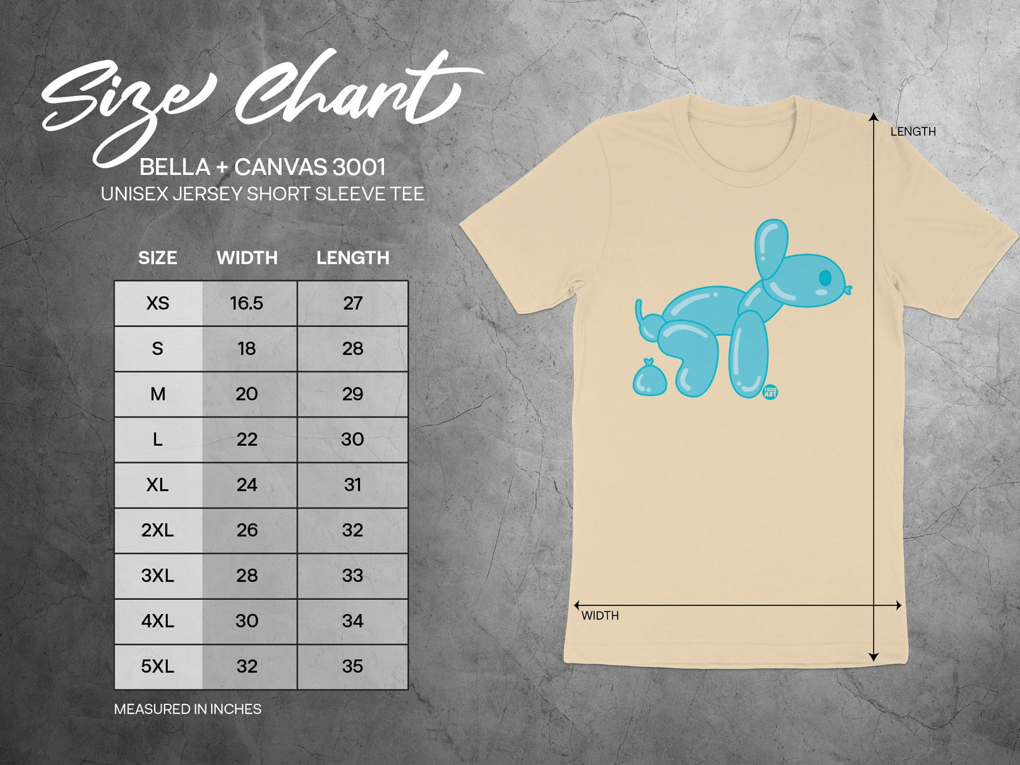 Cute Balloon Animal Graphic Tee