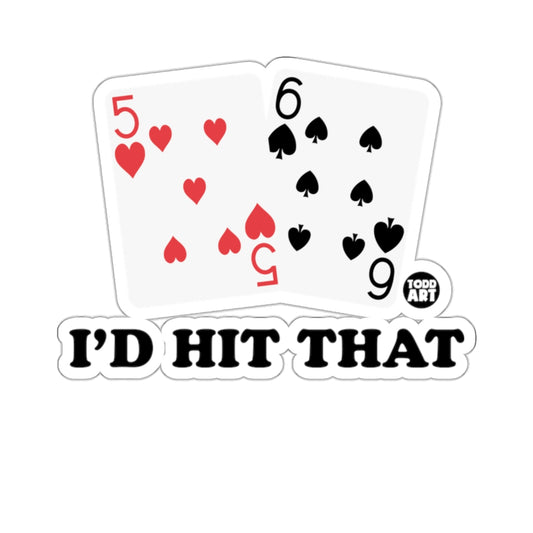 Funny Blackjack Cards I'D HIT THAT Product Type