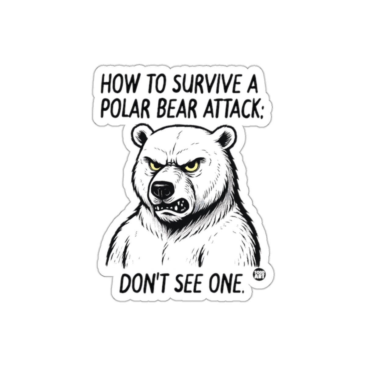 How to Survive a Polar Bear Attack Illustration Product