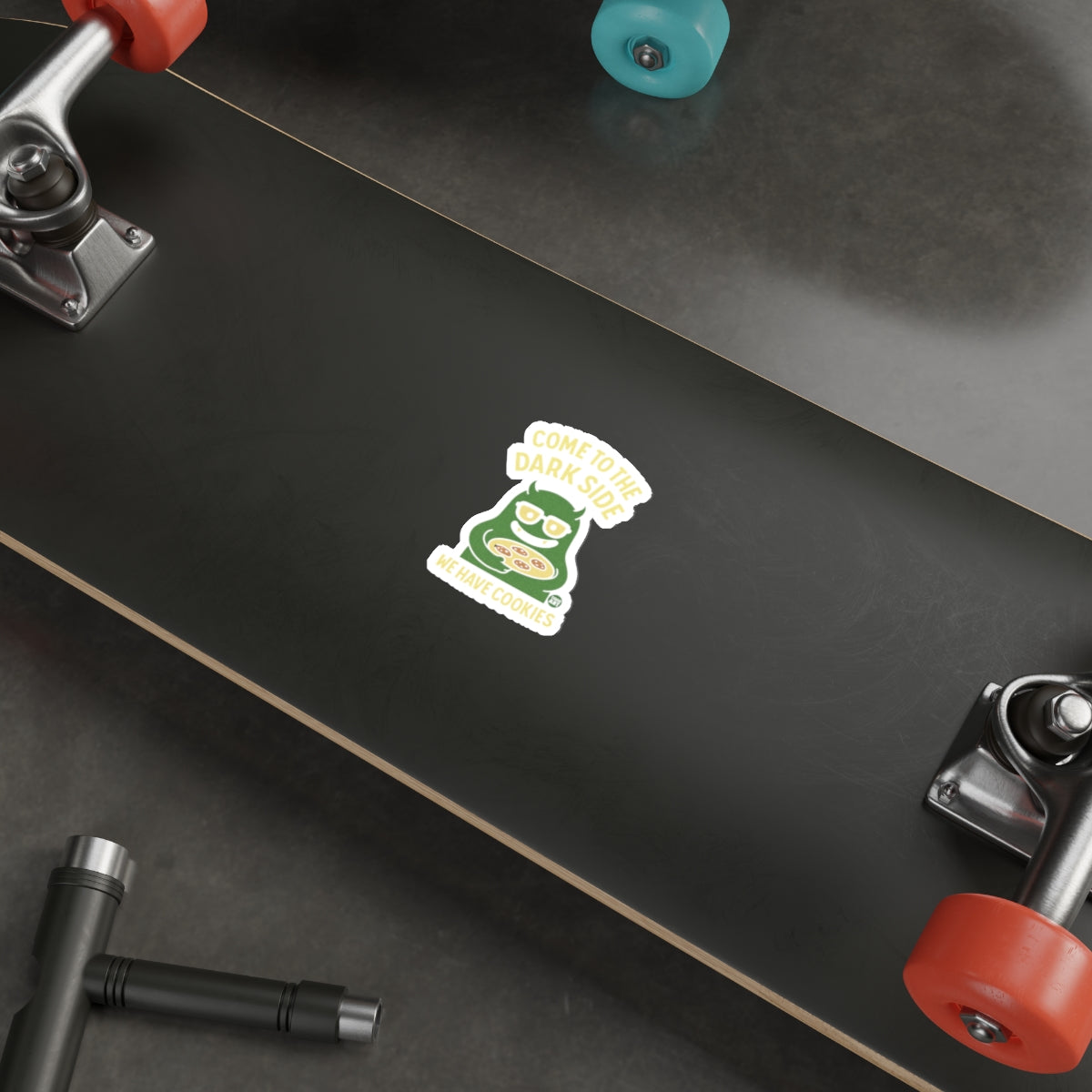Come To The Dark Side We Have Cookies skateboard