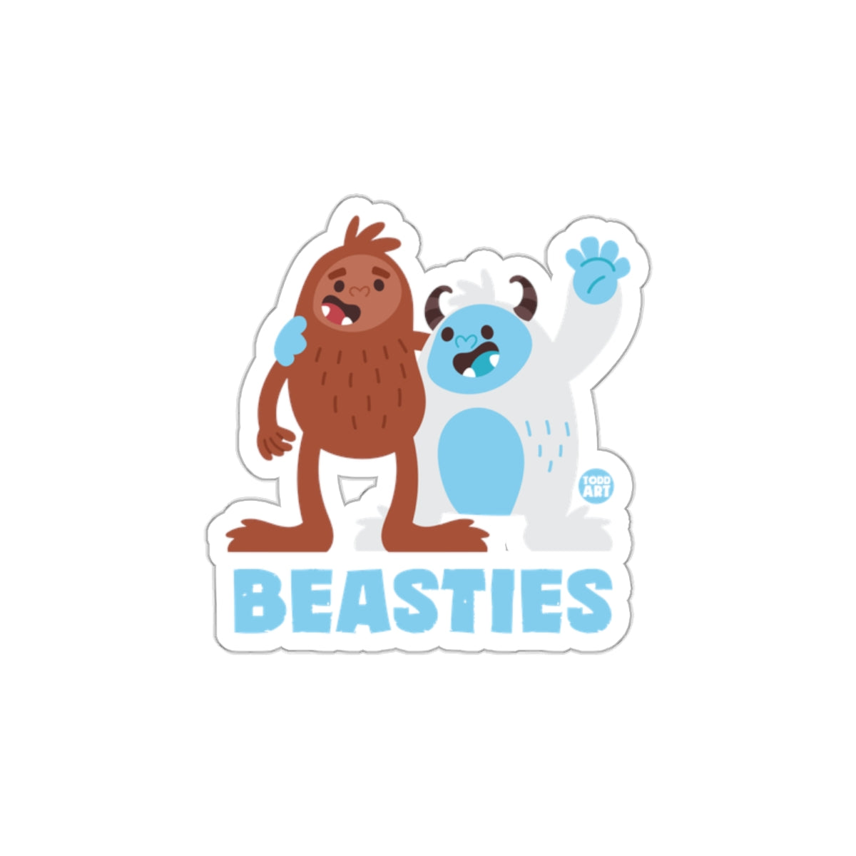 Beasties Sticker Fun and Playful Character Art