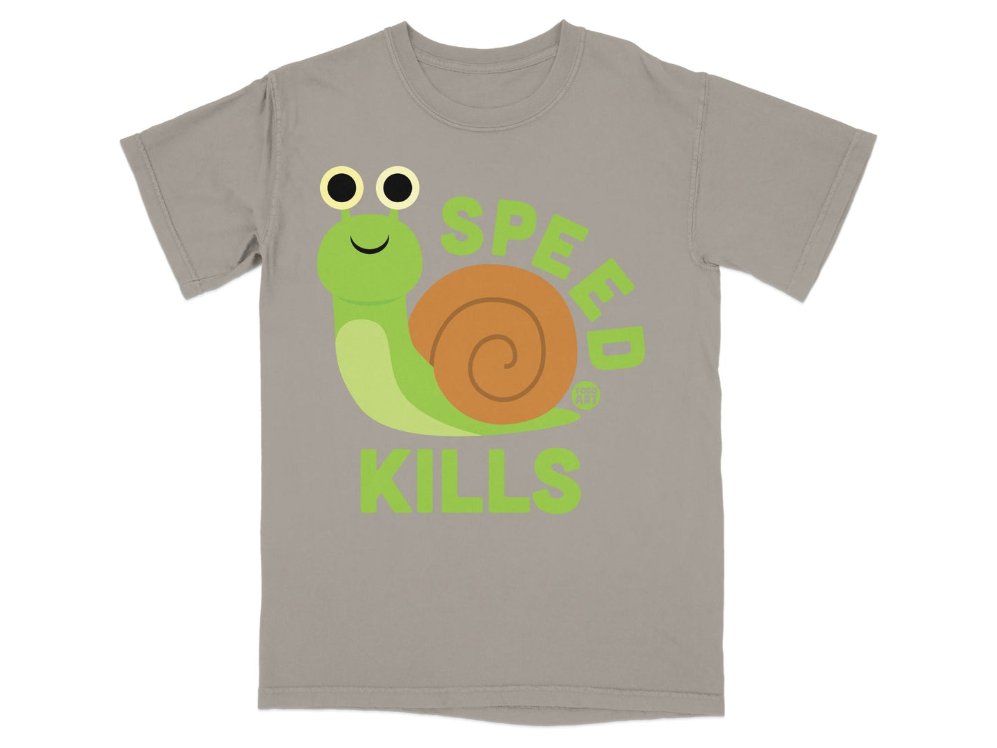 Speed Kills Snail Graphic T-shirt for Casual Wear