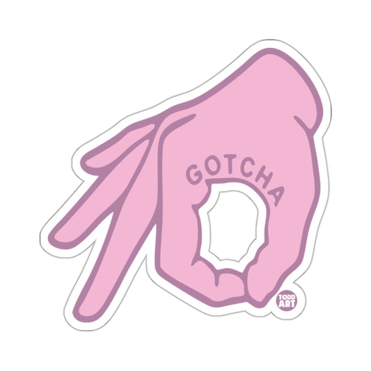Pink Gotcha Hand Gesture Circle Game Meme 