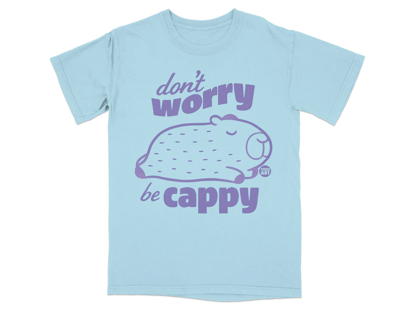Don't Worry Be Cappy Graphic Print T-Shirt