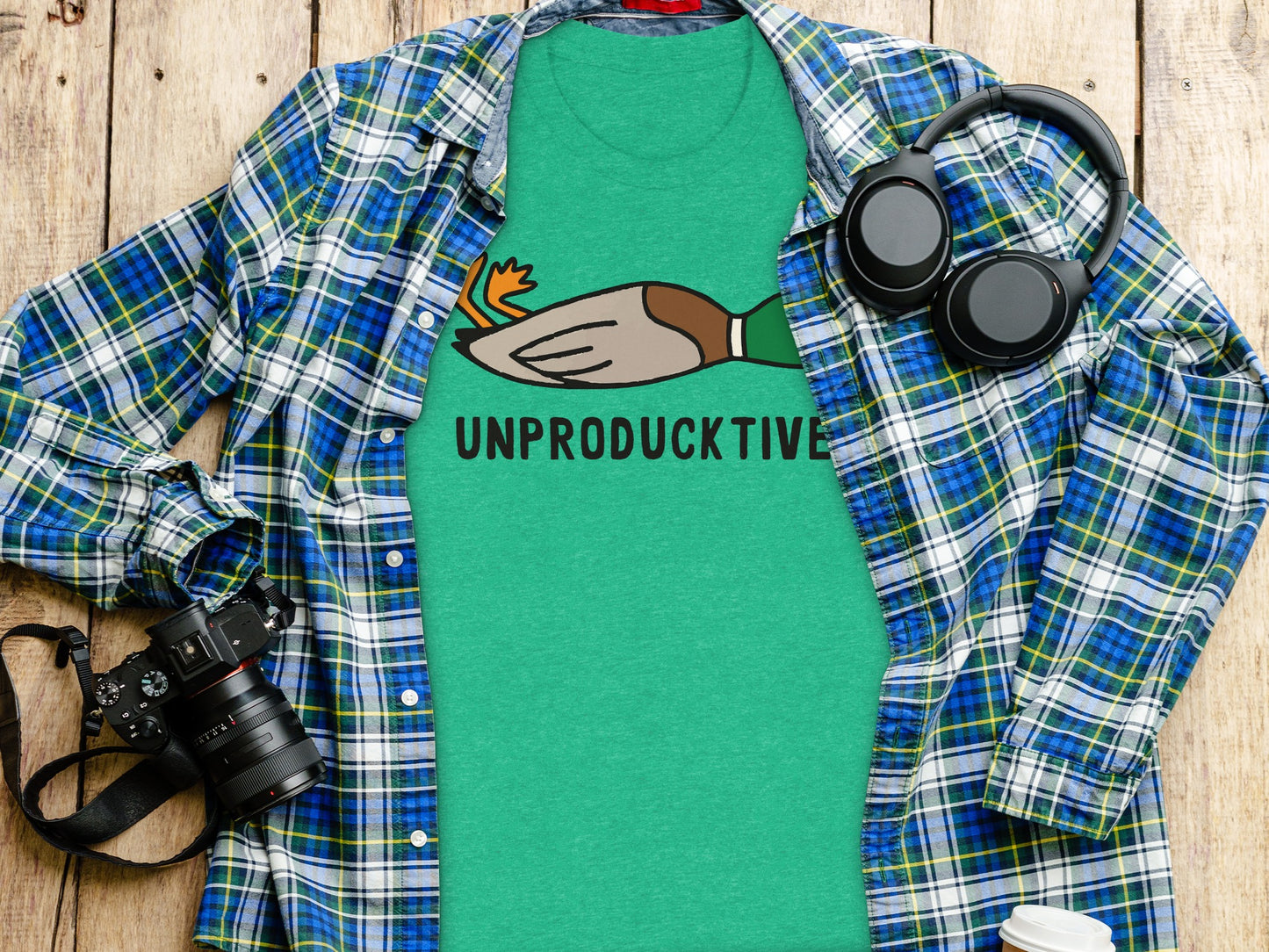 Funny Unproductive Sloth Printed Graphic Tee
