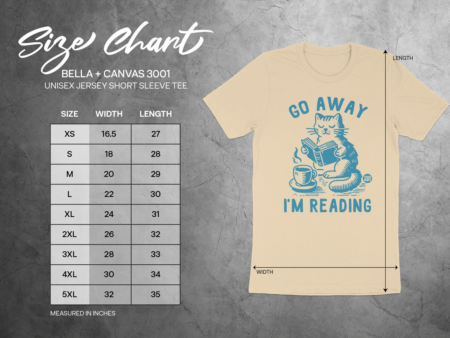 Go Away I'm Reading Cat Unisex Jersey Short Sleeve Tee