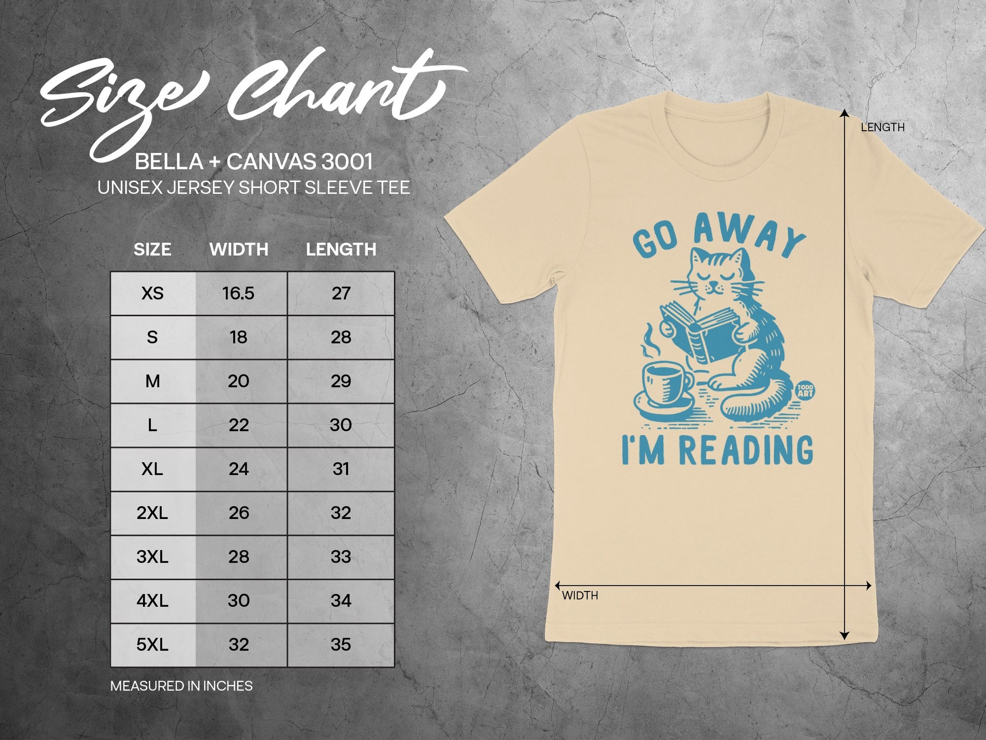Go Away I'm Reading Cat Unisex Jersey Short Sleeve Tee
