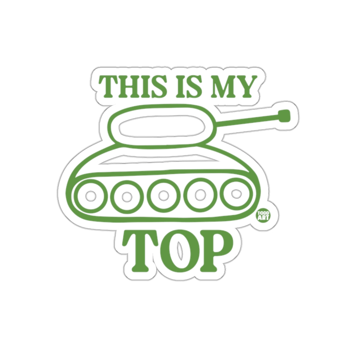 This Is My Top Tank Design Graphic Tee