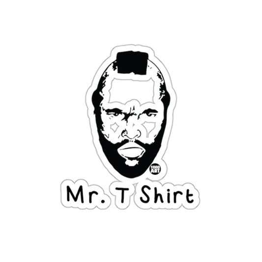 Mr T Black and White Drawing Portrait from Todd Art sticker