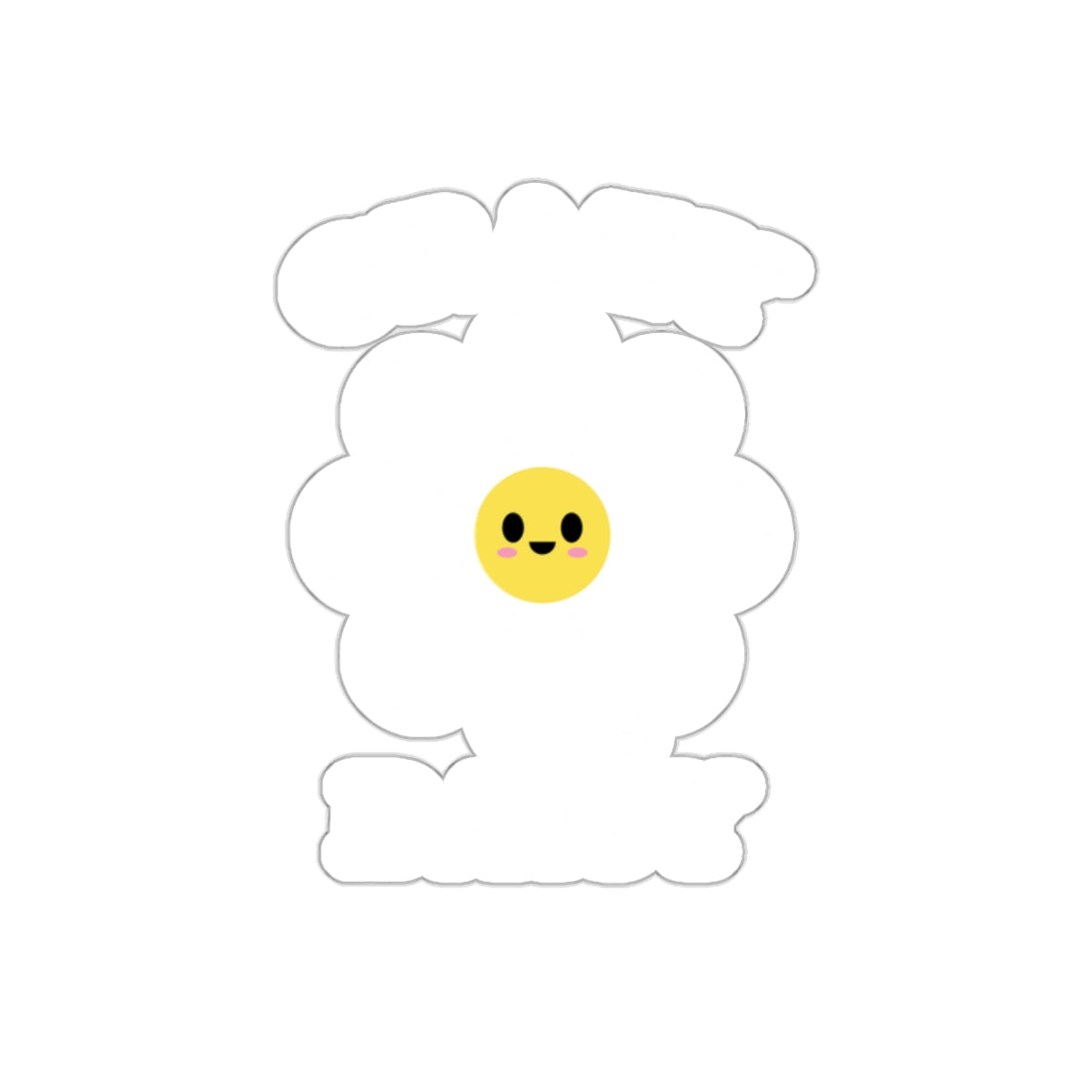Crazy Daisy Cute Flower Graphic Novelty Design Stickers